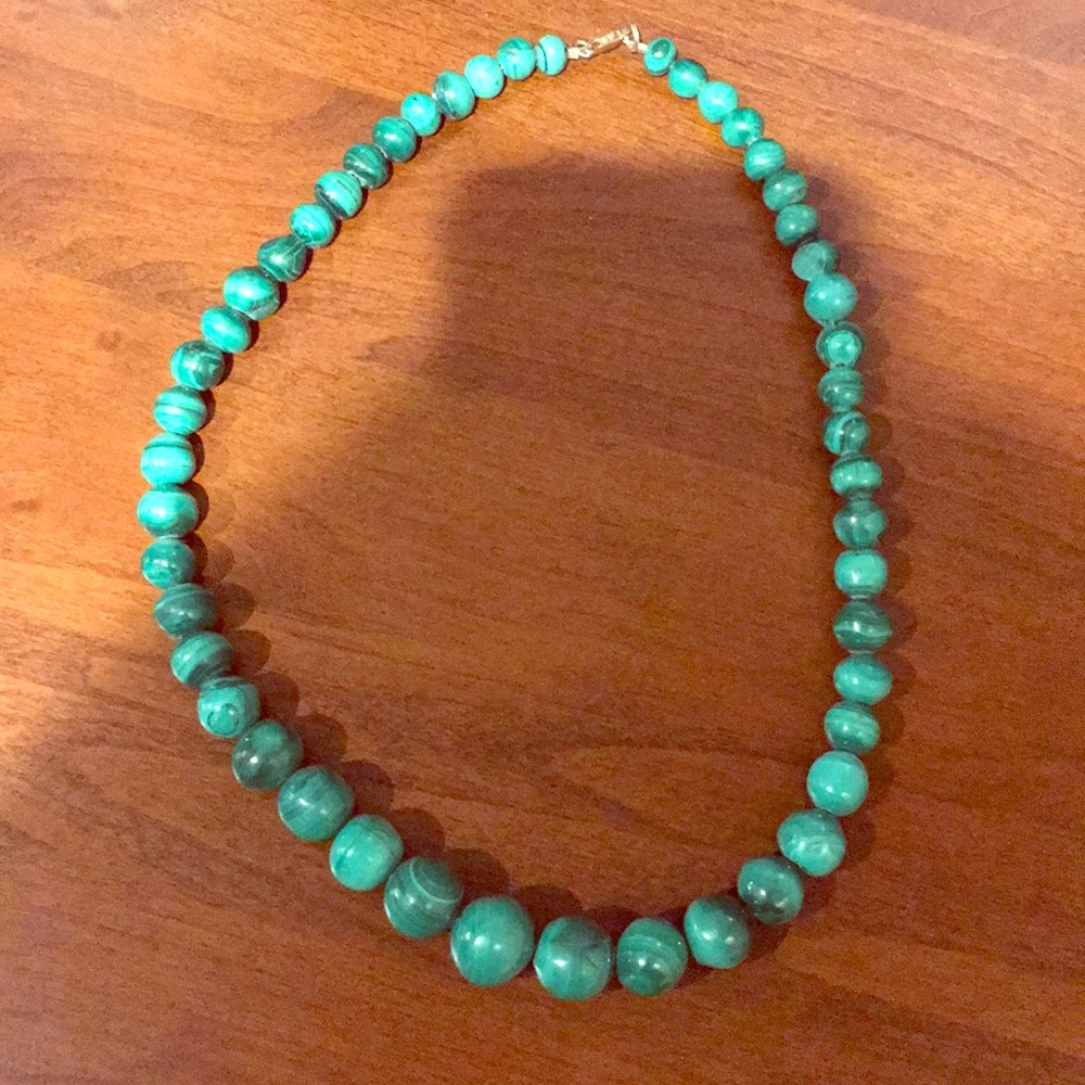 Malachite necklace